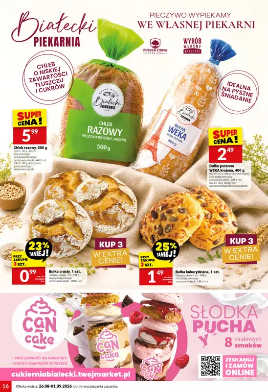 Twój Market - gazetka promocyjna Gazetka od środy 26.08 do wtorku 01.09 - strona 16