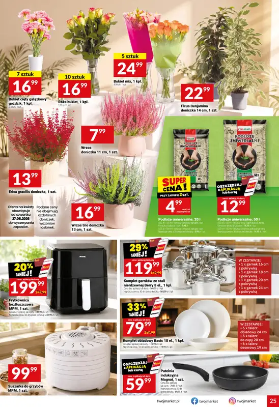Twój Market - gazetka promocyjna Gazetka od środy 26.08 do wtorku 01.09 - strona 25