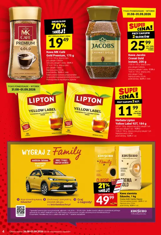 Twój Market - gazetka promocyjna Gazetka od środy 26.08 do wtorku 01.09 - strona 4
