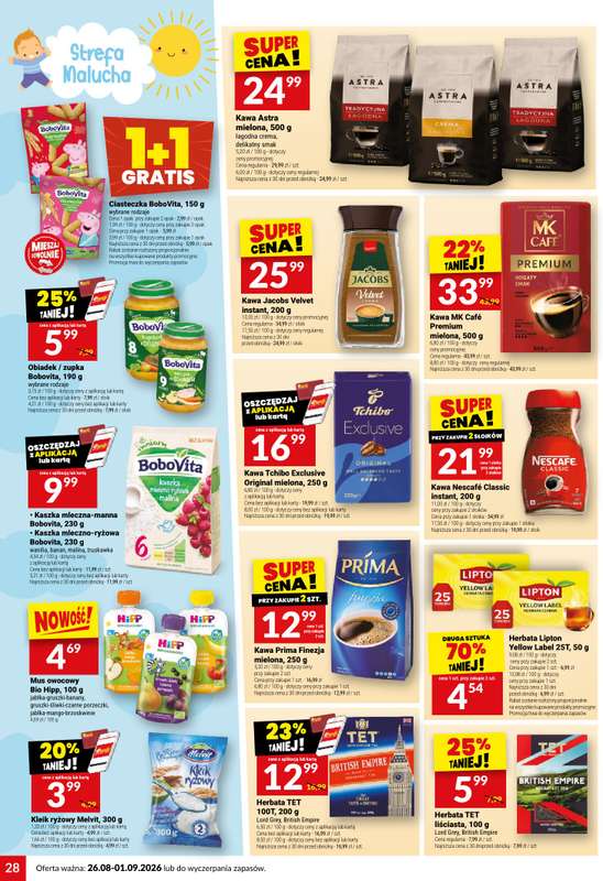 Twój Market - gazetka promocyjna Gazetka od środy 26.08 do wtorku 01.09 - strona 28