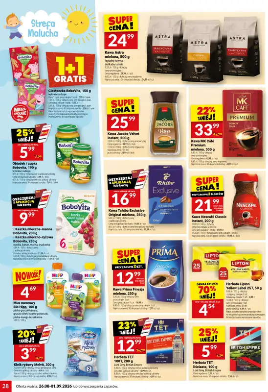 Twój Market - gazetka promocyjna Gazetka od środy 26.08 do wtorku 01.09 - strona 28