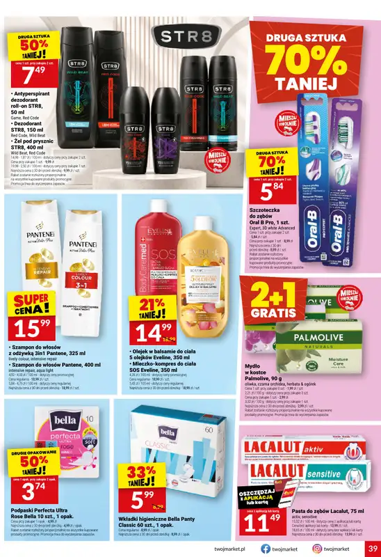 Twój Market - gazetka promocyjna Gazetka od środy 26.08 do wtorku 01.09 - strona 39