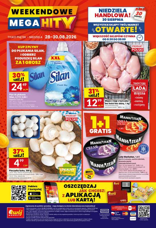 Twój Market - gazetka promocyjna Gazetka od środy 26.08 do wtorku 01.09 - strona 40