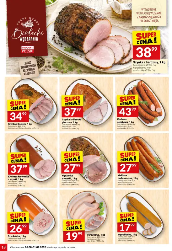 Twój Market - gazetka promocyjna Gazetka od środy 26.08 do wtorku 01.09 - strona 18