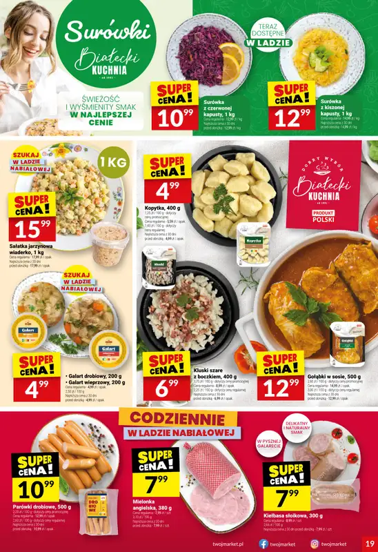 Twój Market - gazetka promocyjna Gazetka od środy 26.08 do wtorku 01.09 - strona 19