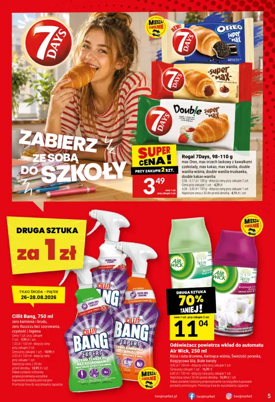 Twój Market - gazetka promocyjna Gazetka od środy 26.08 do wtorku 01.09 - strona 5