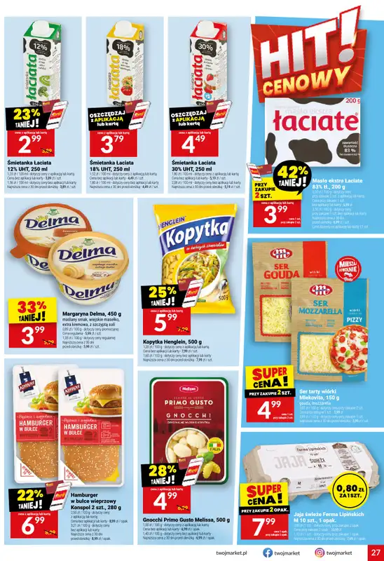 Twój Market - gazetka promocyjna Gazetka od środy 26.08 do wtorku 01.09 - strona 27