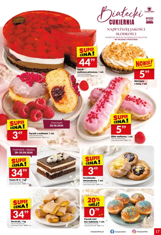 Twój Market - gazetka promocyjna Gazetka od środy 26.08 do wtorku 01.09 - strona 17
