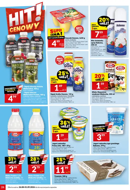 Twój Market - gazetka promocyjna Gazetka od środy 26.08 do wtorku 01.09 - strona 26