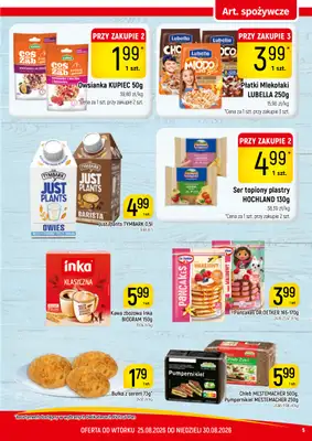 Delikatesy Piotruś Pan - gazetka promocyjna Gazetka od wtorku 25.08 do niedzieli 30.08 - strona 5