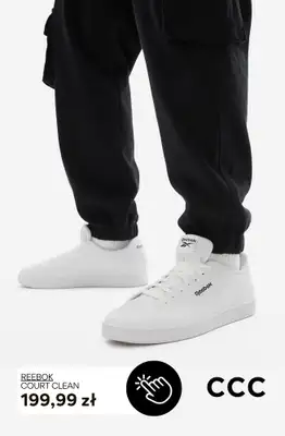 CCC - gazetka promocyjna Męskie BIAŁE SNEAKERSY od czwartku 27.08  - strona 5