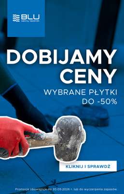 Blu Salony Łazienek - gazetka promocyjna Promocja miesięczna wrzesień 2026 od wtorku 01.09 do środy 30.09