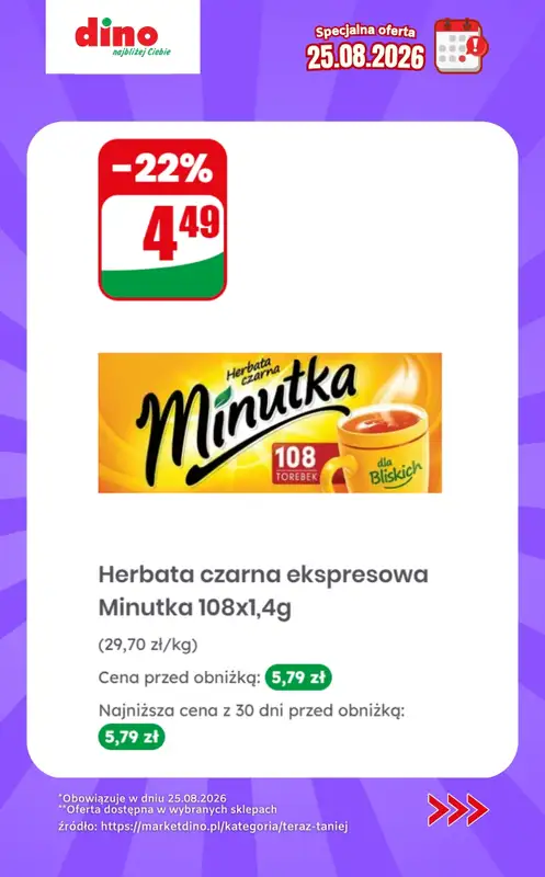 Dino - gazetka promocyjna Specjalna oferta na 25.08.2026 - promocje spoza gazetki od wtorku 25.08  - strona 6