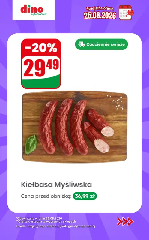Dino - gazetka promocyjna Specjalna oferta na 25.08.2026 - promocje spoza gazetki   - strona 2