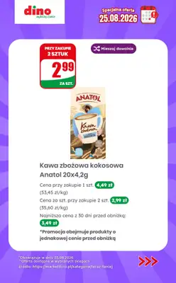 Dino - gazetka promocyjna Specjalna oferta na 25.08.2026 - promocje spoza gazetki od wtorku 25.08  - strona 7