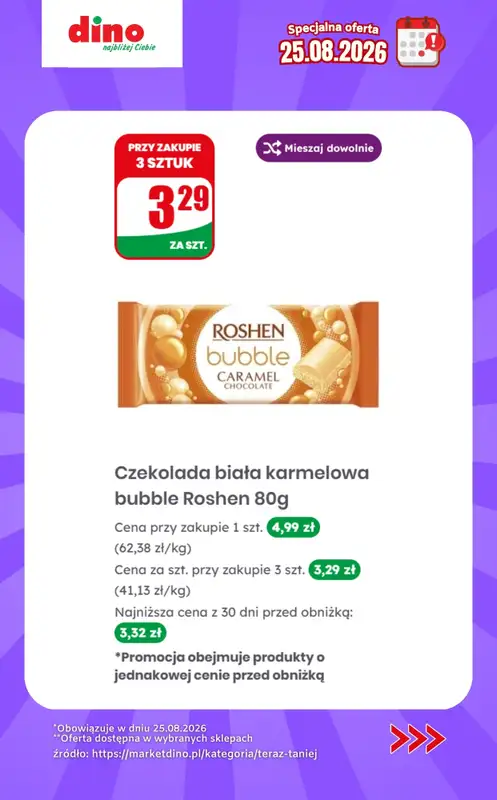 Dino - gazetka promocyjna Specjalna oferta na 25.08.2026 - promocje spoza gazetki od wtorku 25.08  - strona 5