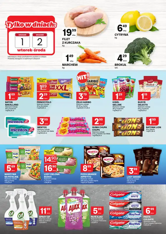 Chorten - gazetka promocyjna Gazetka Małopolska, Śląsk, Podkarpacie, Opolskie Market od czwartku 27.08 do niedzieli 06.09 - strona 3