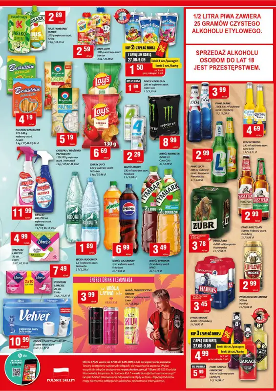 Chorten - gazetka promocyjna Gazetka Mazowsze Market od czwartku 27.08 do niedzieli 06.09 - strona 4