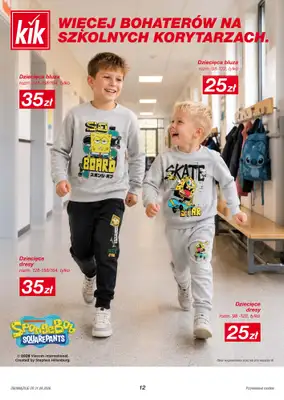 KiK - gazetka promocyjna Gazetka od poniedziałku 31.08 do niedzieli 06.09 - strona 12