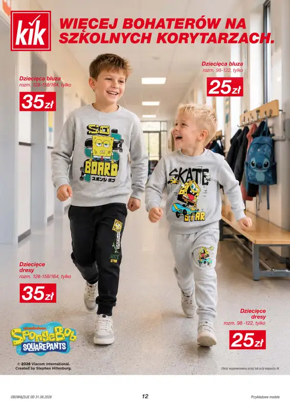 KiK - gazetka promocyjna Gazetka od poniedziałku 31.08 do niedzieli 06.09 - strona 12