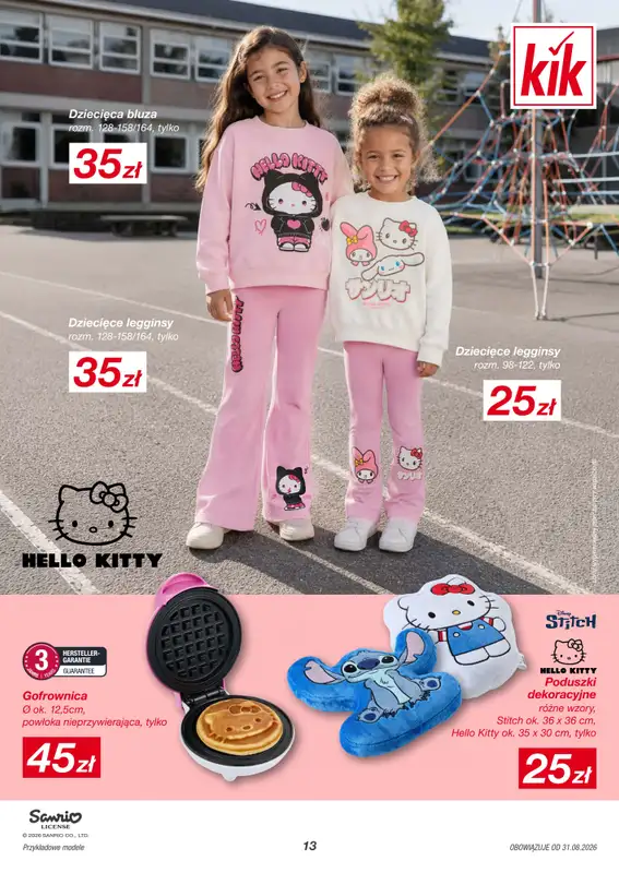 KiK - gazetka promocyjna Gazetka od poniedziałku 31.08 do niedzieli 06.09 - strona 13