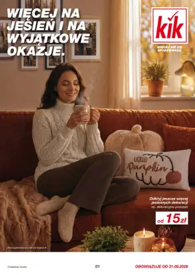 KiK - gazetka promocyjna Gazetka od poniedziałku 31.08 do niedzieli 06.09