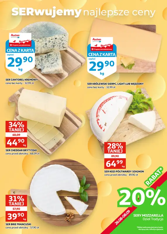 Auchan - gazetka promocyjna Gazetka Racibórz | Zacznij od śniadania  do wtorku 08.09 - strona 7