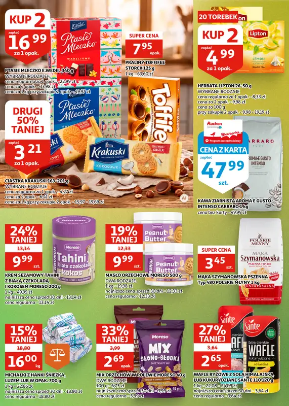 Auchan - gazetka promocyjna Gazetka Zielona Góra | Zacznij od śniadania  do wtorku 08.09 - strona 14