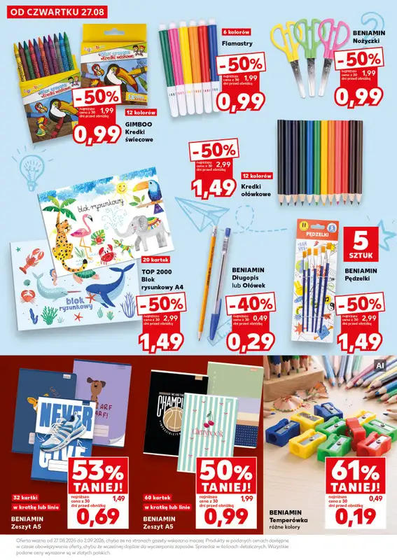 Kaufland - gazetka promocyjna Oferta Kaufland - Wyprawka z klasą! od czwartku 27.08 do środy 02.09 - strona 7
