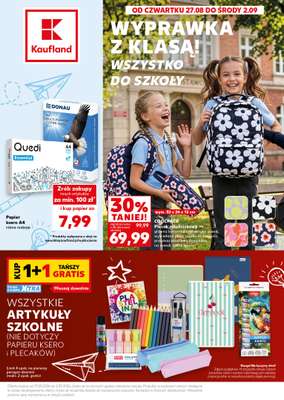 Kaufland - gazetka promocyjna Oferta Kaufland - Wyprawka z klasą! od czwartku 27.08 do środy 02.09