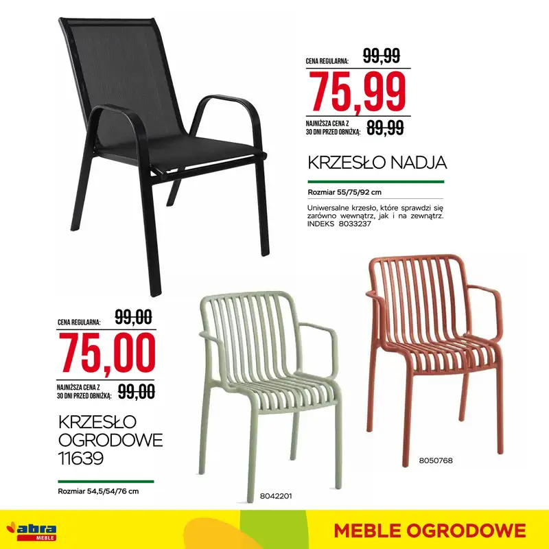 Abra Meble - gazetka promocyjna Obniżki na koniec sezonu od wtorku 25.08 do niedzieli 06.09 - strona 4