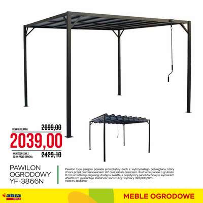 Abra Meble - gazetka promocyjna Obniżki na koniec sezonu od wtorku 25.08 do niedzieli 06.09 - strona 10