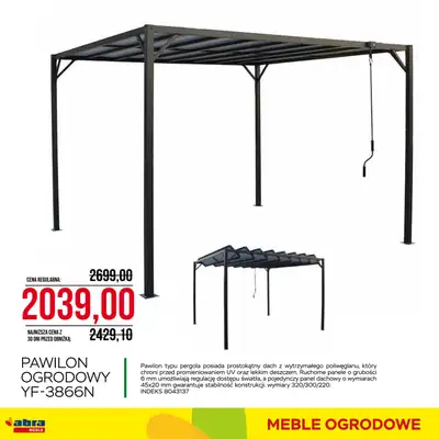Abra Meble - gazetka promocyjna Obniżki na koniec sezonu od wtorku 25.08 do niedzieli 06.09 - strona 10