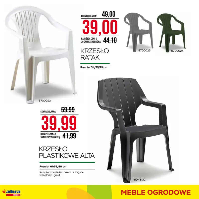 Abra Meble - gazetka promocyjna Obniżki na koniec sezonu od wtorku 25.08 do niedzieli 06.09 - strona 2