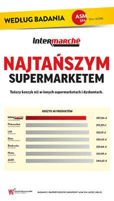 Intermarche - gazetka promocyjna Ulotka tani supermarket od wtorku 25.08 do poniedziałku 31.08