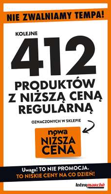 Intermarche - gazetka promocyjna Ulotka niższa cena od wtorku 25.08 do poniedziałku 31.08