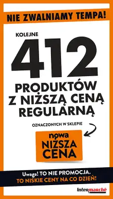 Intermarche - gazetka promocyjna Ulotka niższa cena od wtorku 25.08 do poniedziałku 31.08