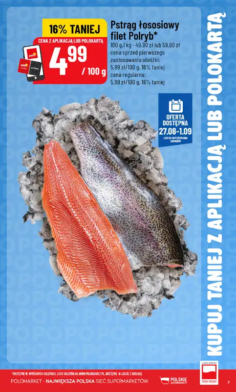 POLOmarket - gazetka promocyjna Kupuj taniej z aplikacją lub polokartą od środy 26.08 do wtorku 01.09 - strona 7