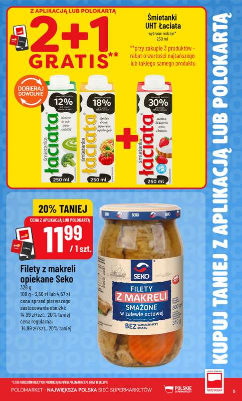 POLOmarket - gazetka promocyjna Kupuj taniej z aplikacją lub polokartą od środy 26.08 do wtorku 01.09 - strona 5