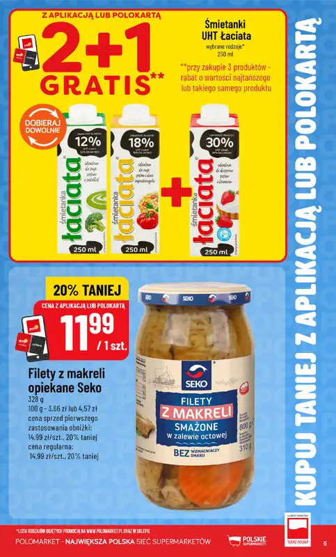 POLOmarket - gazetka promocyjna Kupuj taniej z aplikacją lub polokartą od środy 26.08 do wtorku 01.09 - strona 5