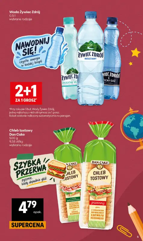 Delikatesy Centrum - gazetka promocyjna Katalog szkoła  do środy 02.09 - strona 5