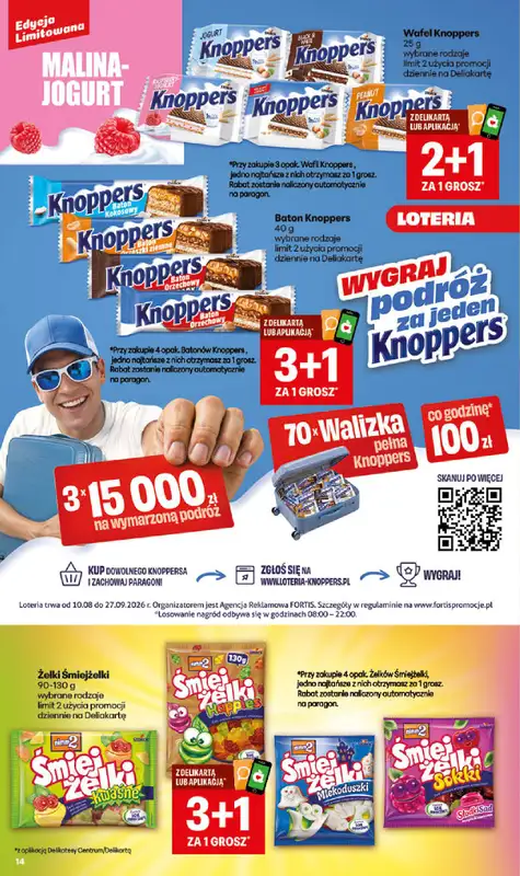 Delikatesy Centrum - gazetka promocyjna Katalog szkoła  do środy 02.09 - strona 14