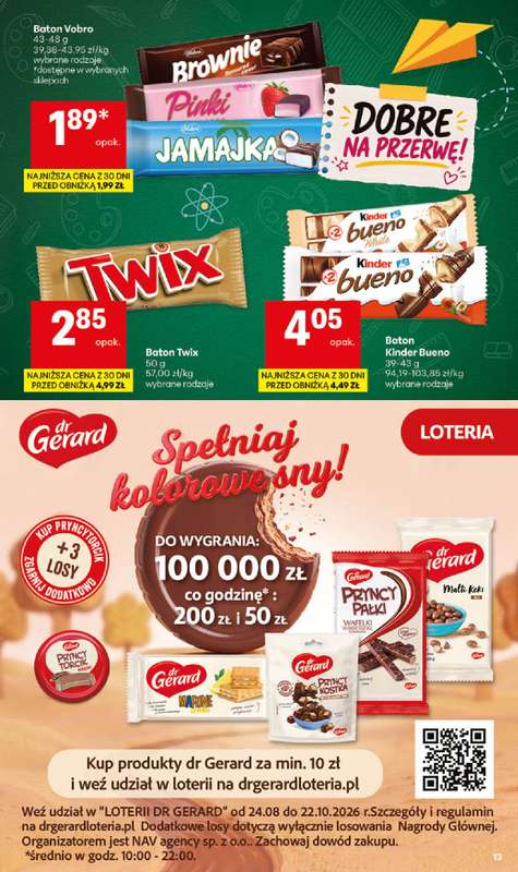 Delikatesy Centrum - gazetka promocyjna Katalog szkoła  do środy 02.09 - strona 13