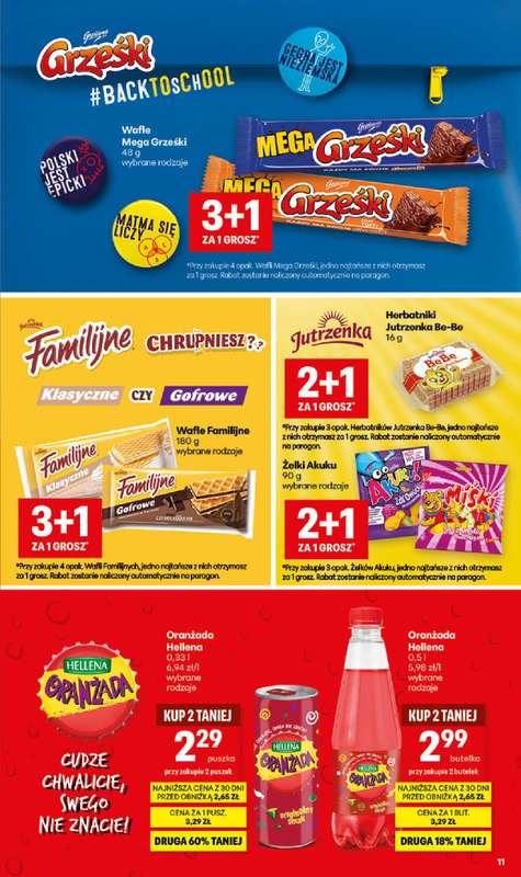Delikatesy Centrum - gazetka promocyjna Katalog szkoła  do środy 02.09 - strona 11