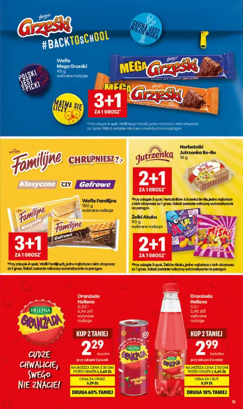 Delikatesy Centrum - gazetka promocyjna Katalog szkoła  do środy 02.09 - strona 11