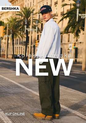 Bershka - gazetka promocyjna NOWOŚCI - kolekcja męska od wtorku 25.08 