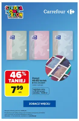 Carrefour - gazetka promocyjna SUPER OFERTY na artykuły szkolne! od wtorku 25.08 do poniedziałku 31.08 - strona 5