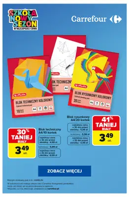 Carrefour - gazetka promocyjna SUPER OFERTY na artykuły szkolne! od wtorku 25.08 do poniedziałku 31.08 - strona 7