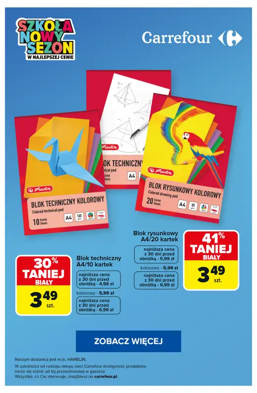 Carrefour - gazetka promocyjna SUPER OFERTY na artykuły szkolne! od wtorku 25.08 do poniedziałku 31.08 - strona 7