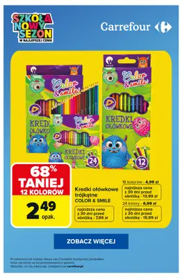 Carrefour - gazetka promocyjna SUPER OFERTY na artykuły szkolne! od wtorku 25.08 do poniedziałku 31.08 - strona 2